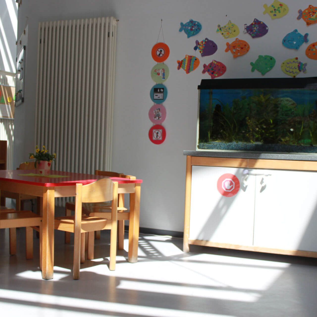 Aquarium im Flur